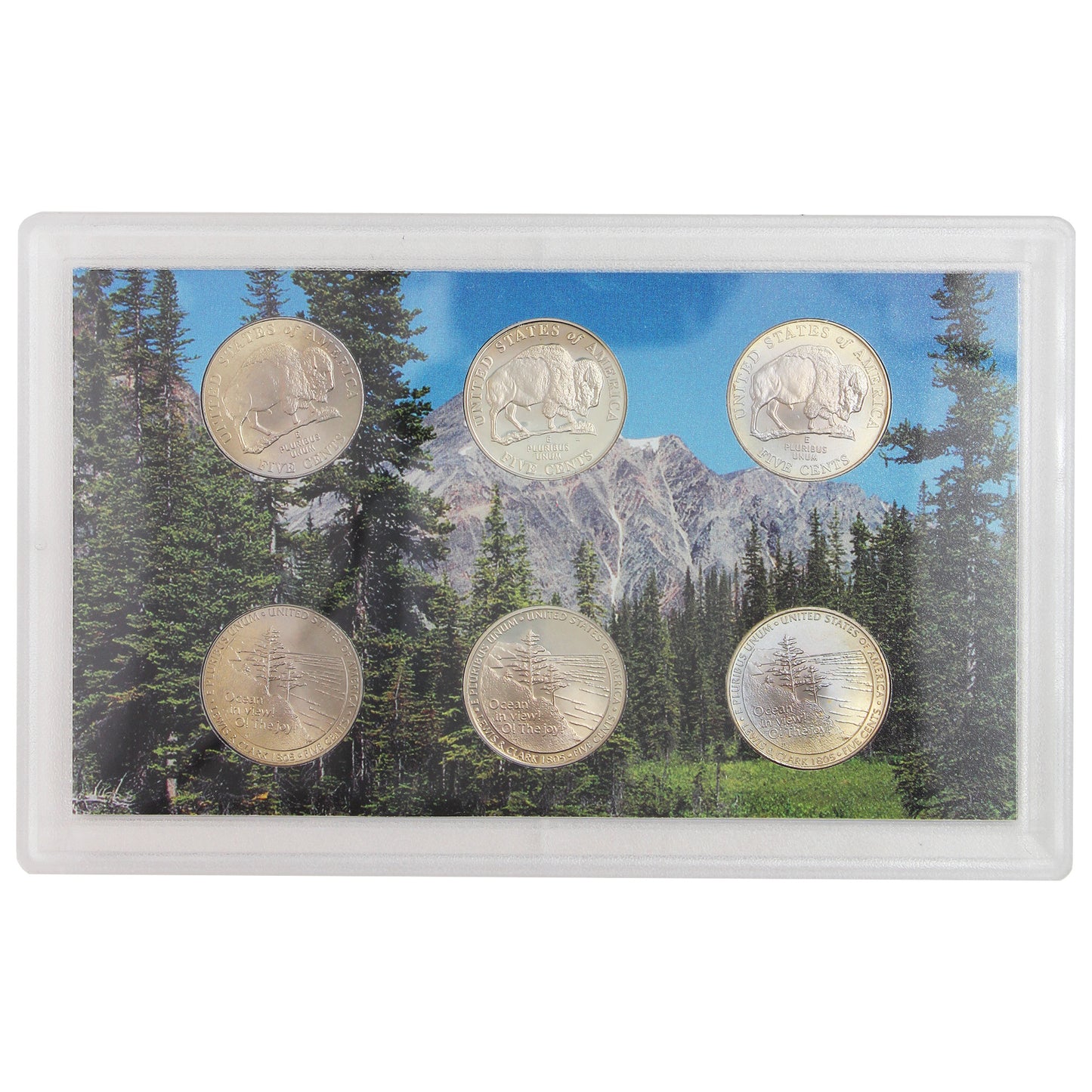2005 USA Westward Journey Nickel Series Coin Set (Light Wear on Sleeve)