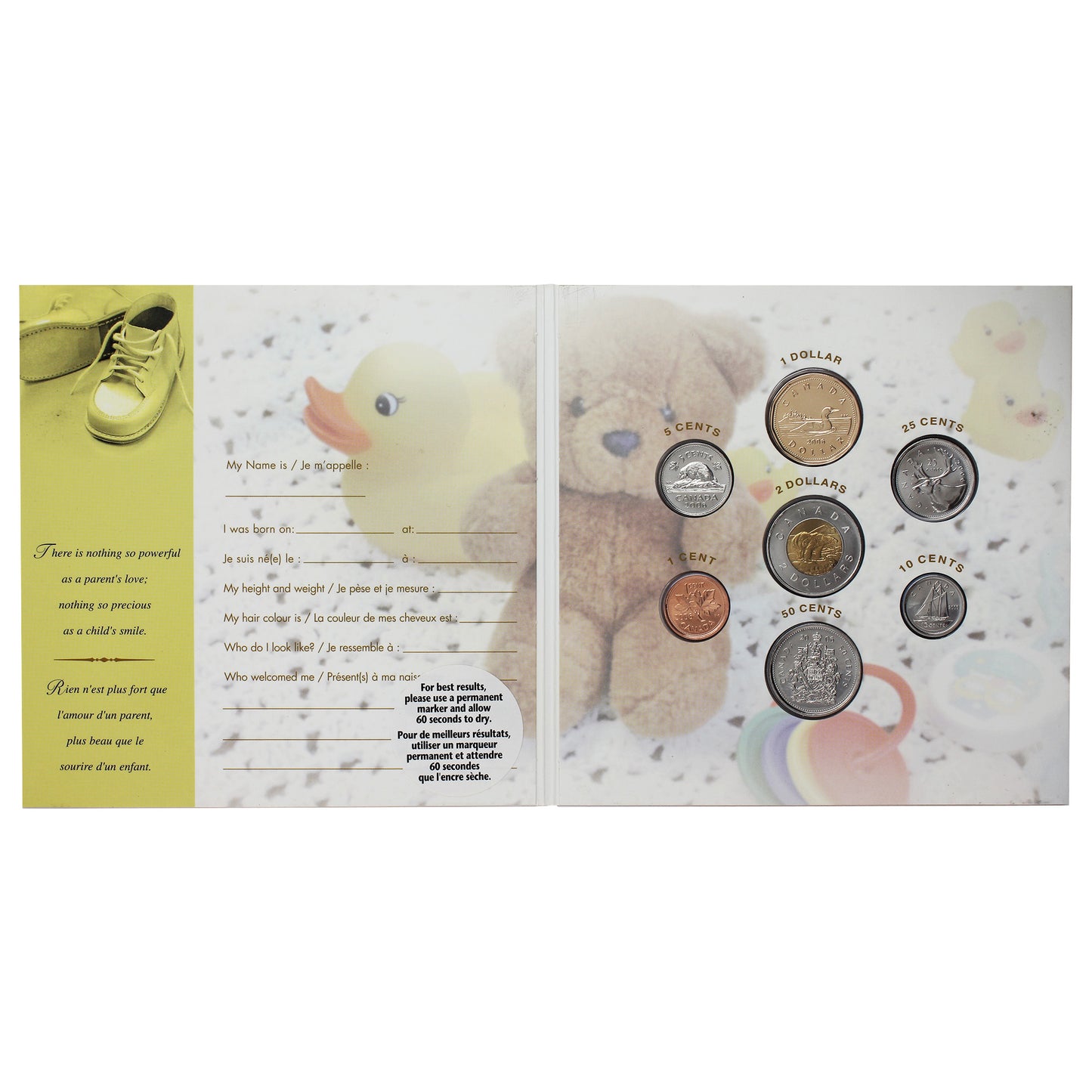 2006 Canada Baby Gift Set (Scuffed)