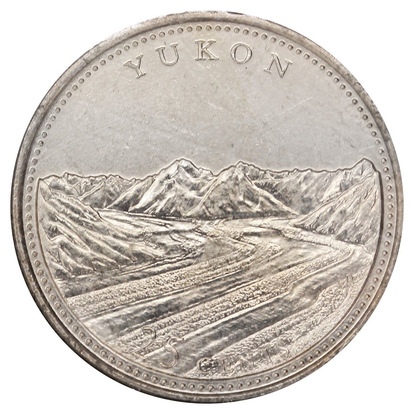 1992 Yukon Information Booklet with 25-cent in booklet