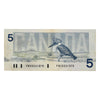 BC-56bA 1986 Canada $5 Thiessen-Crow, Replacement, FNX Below 7.08M, Circ (Impaired)