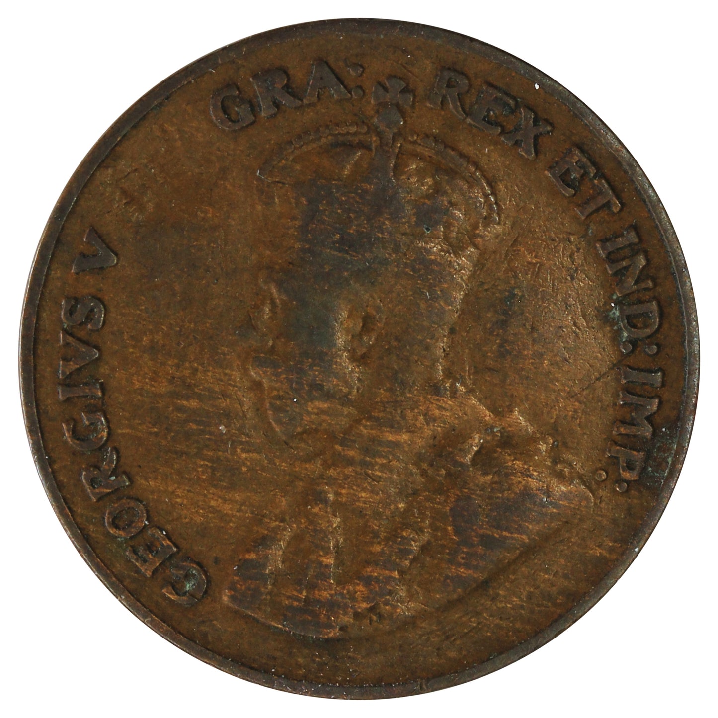 1922 Canada 1-cent Very Good (VG8) Scratched, Cleaned or Impaired