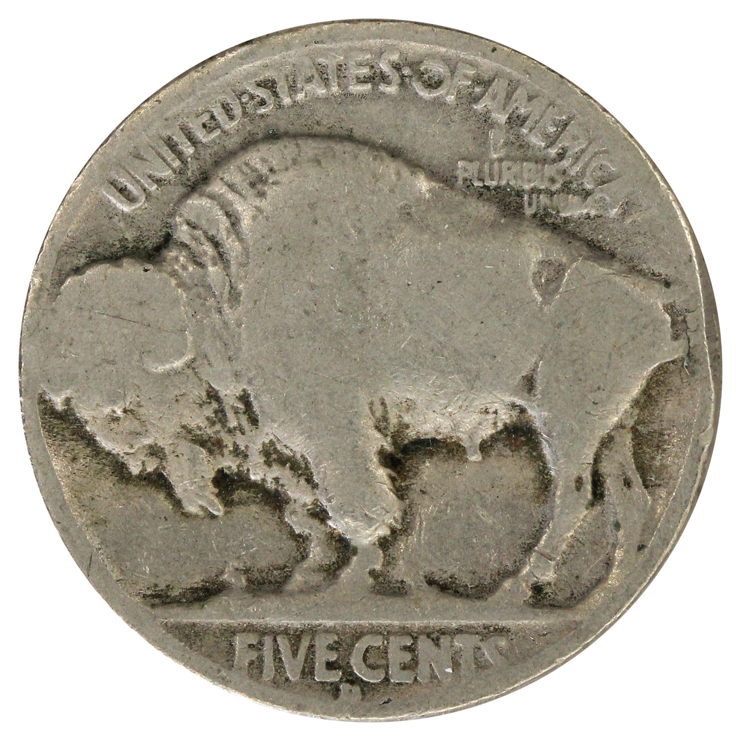 1936 D USA Nickel Very Good (VG8) Scratched, Cleaned or Impaired