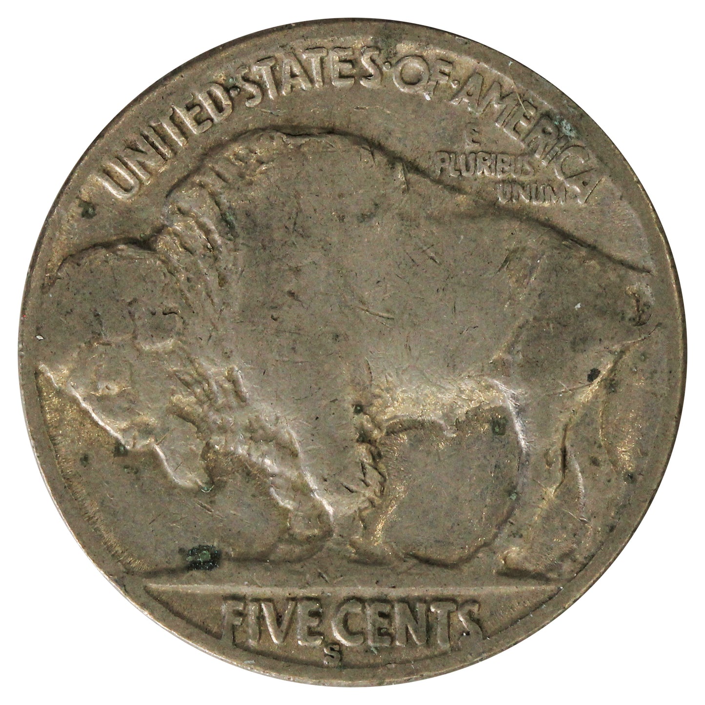 1936 S USA Nickel F-VF (F15) Scratched, Cleaned or Impaired