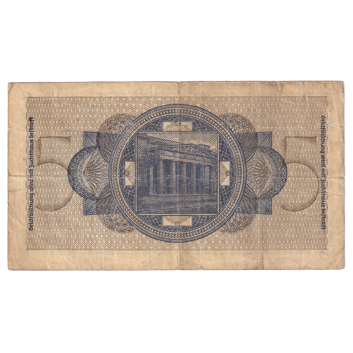 Germany 1940-1945 5 Reichsmark, Pick# R138