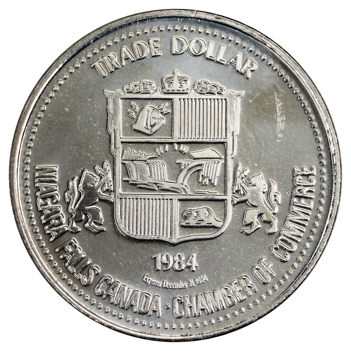1984 Niagara Falls - Festival of Lights Trade Dollar Token
