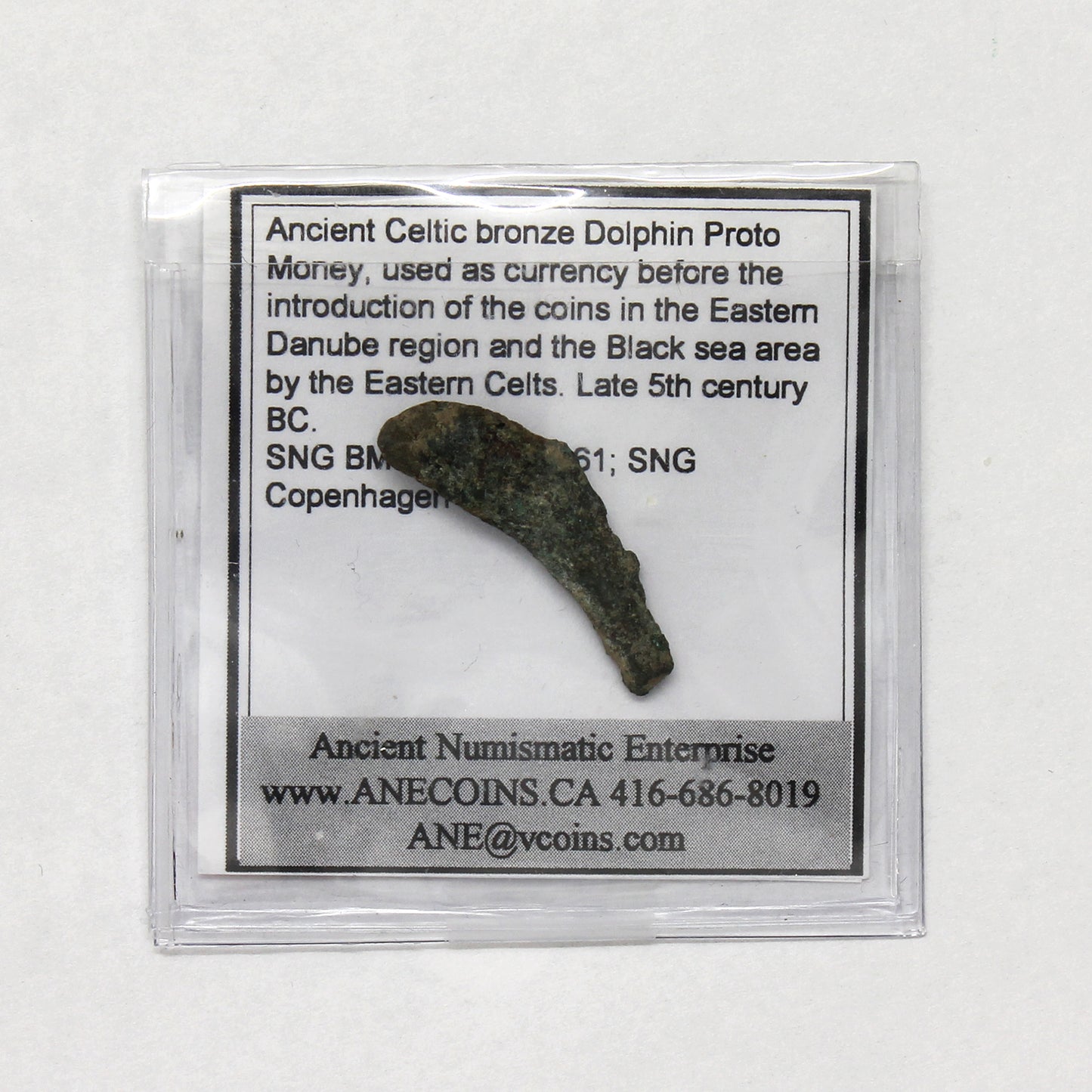 Black Sea Region Proto-Money Circa 401-500 AD - Cast Bronze Dolphin