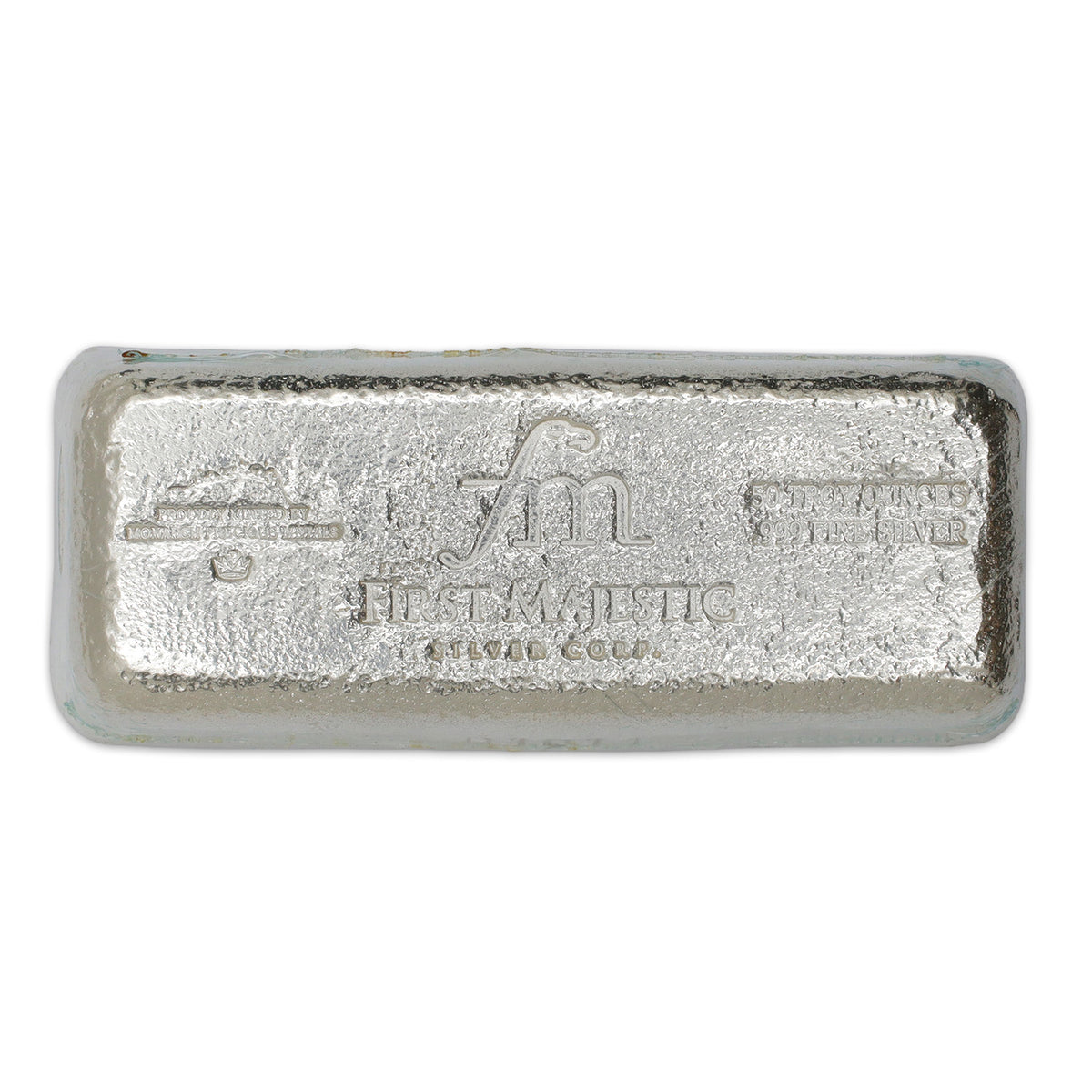 LOCAL PICKUP ONLY: First Majestic 50oz .999 Silver Bar (TAX Exempt) See descript. - No Credit Cards or Paypal