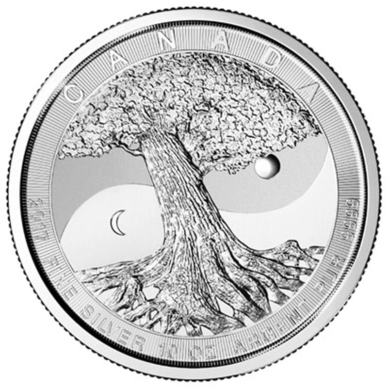 2017 Canada $50 Tree of Life Coin 10oz Silver Coin (TAX Exempt) Capsule Scr.