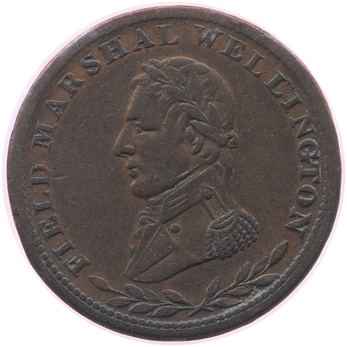 WE-2B3 (n.d) Wellington Half Penny Bank Token, Very Fine (VF20)