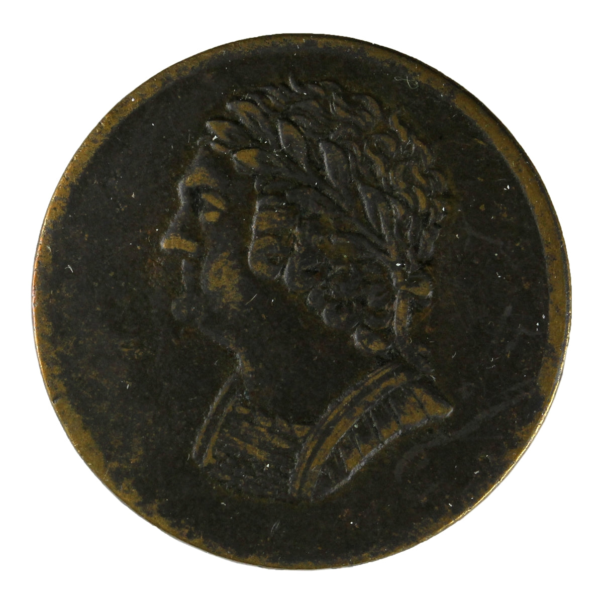 LC-60-11 1820 Lower Canada Bust & Harp 9 Strings Token Almost Uncirculated (AU50) LC-60C2 $
