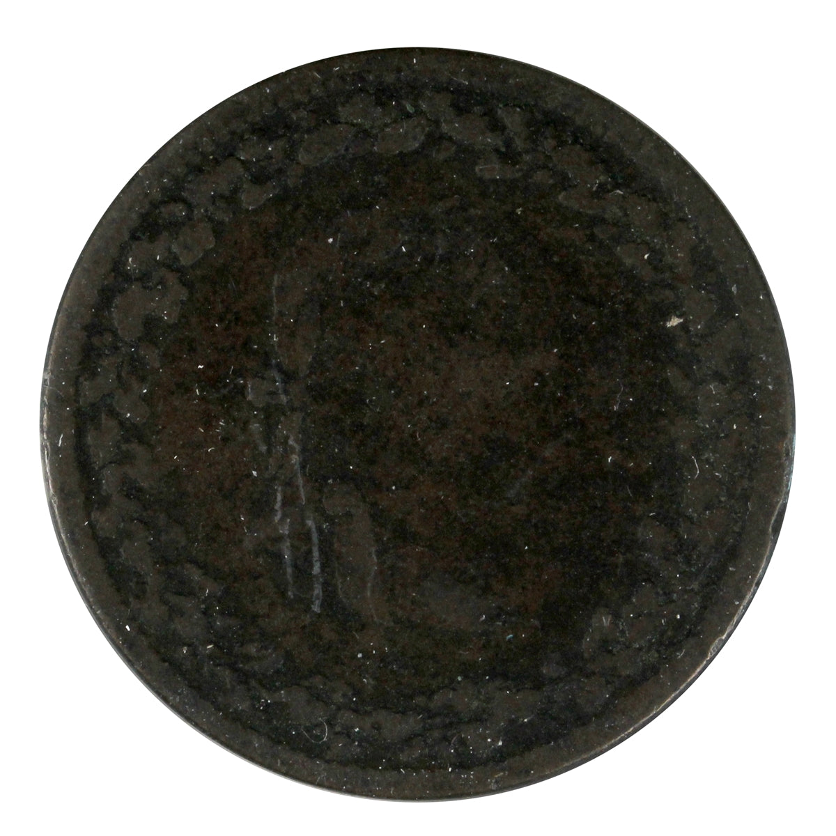 LC-48A2 1812 Lower Canada 2 Leaves 3 Daises Copper Tiffen Half Penny Token VG-F (VG10)