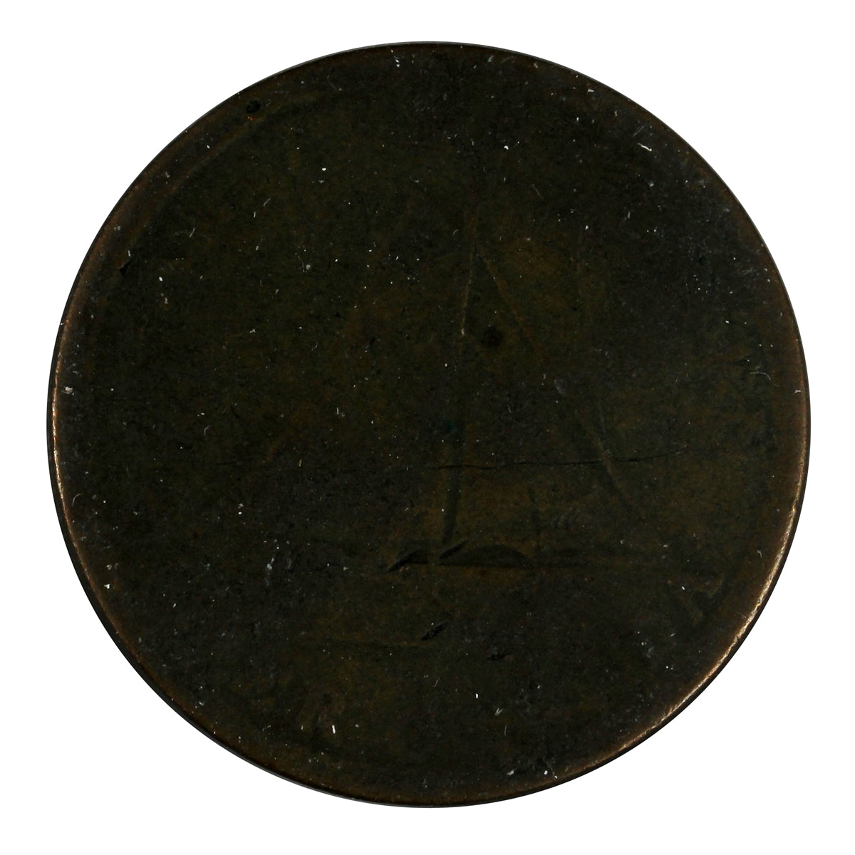 UC-12B2 1833 Upper Canada To Facilitate Trade Half Penny Token Good (G4)
