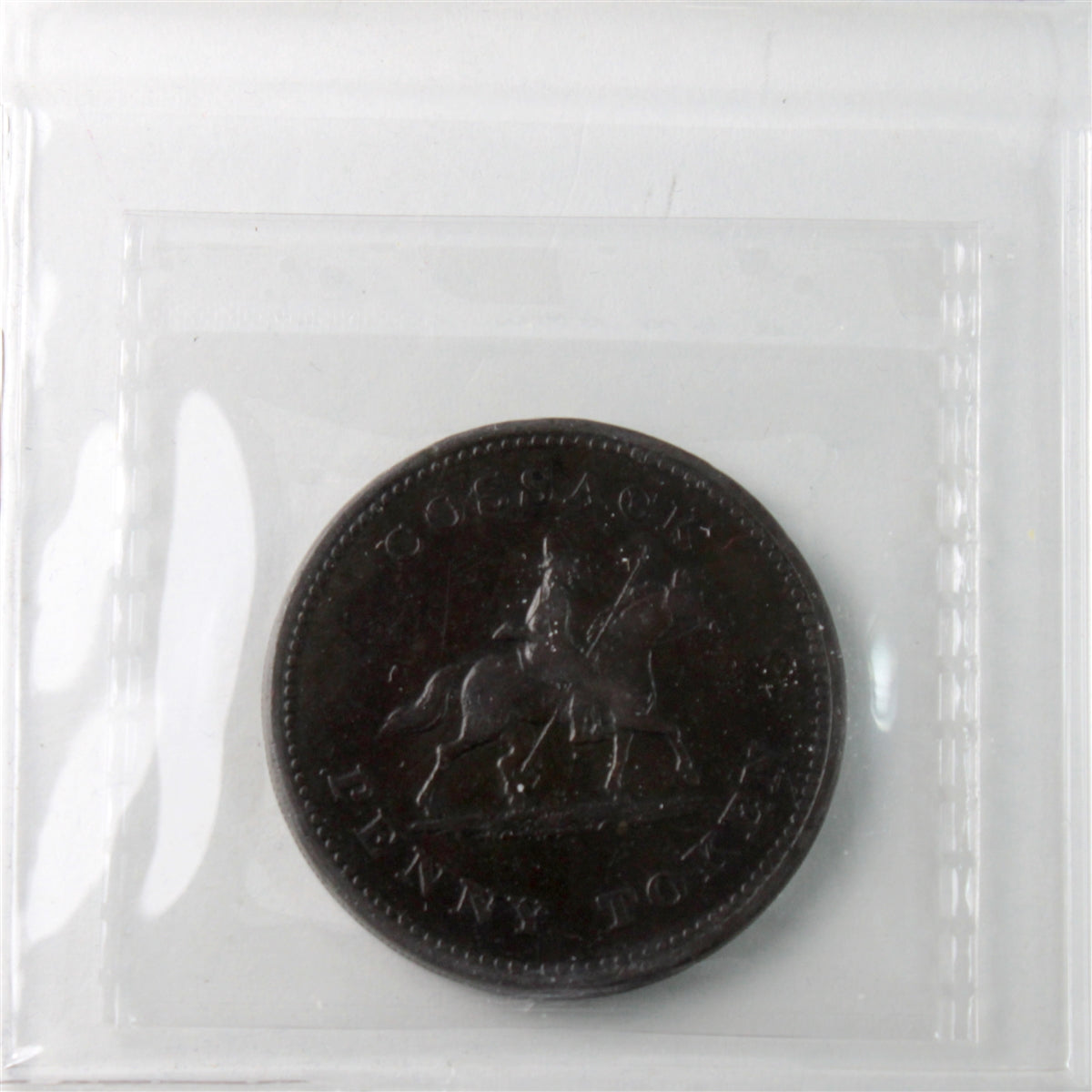 WE-13 (1813) Wellington Cossack Penny Token ICCS Certified F15 BR# 985