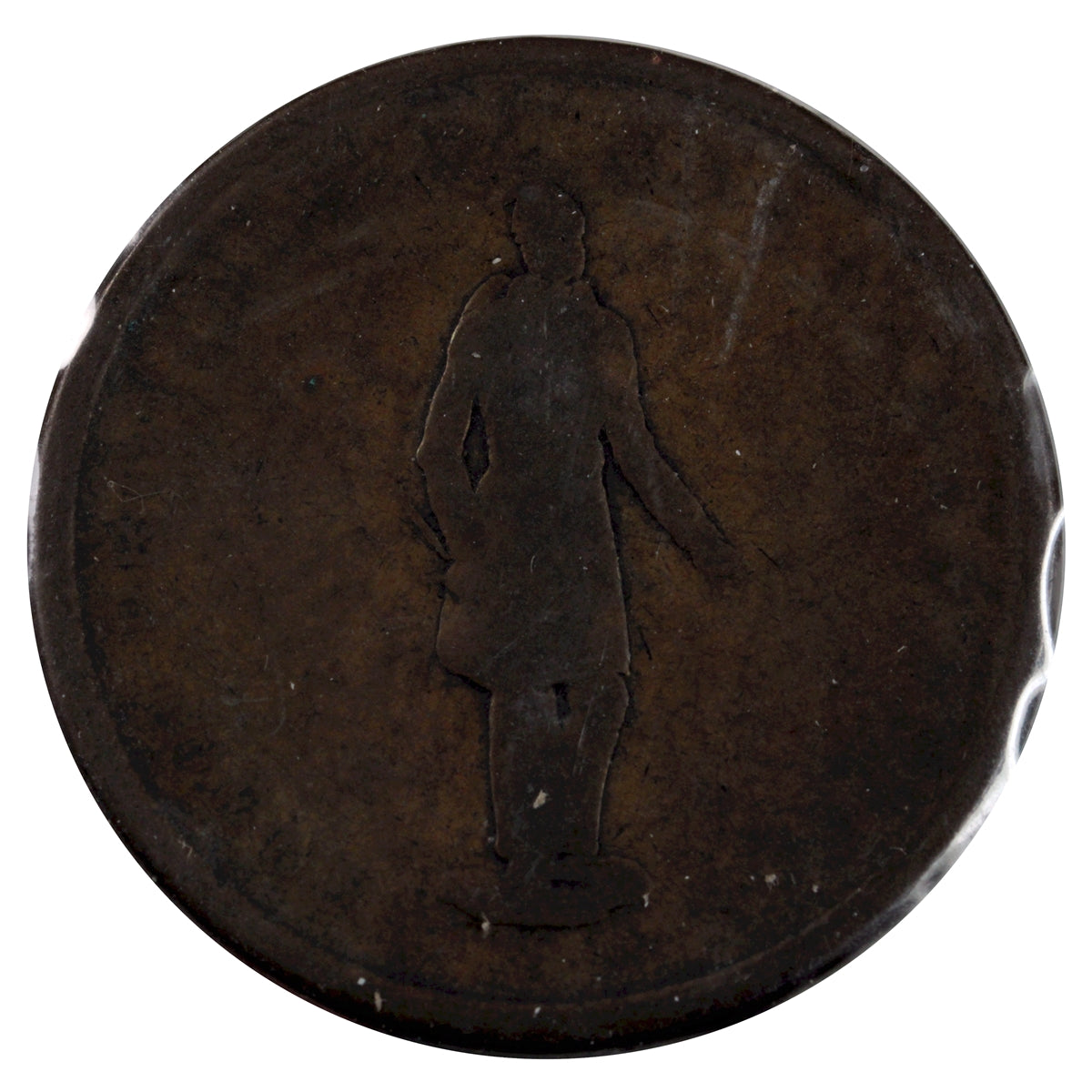 LC-9B1 1837 Lower Canada, Quebec Bank, Stong, Period Penny Token Good (G4)