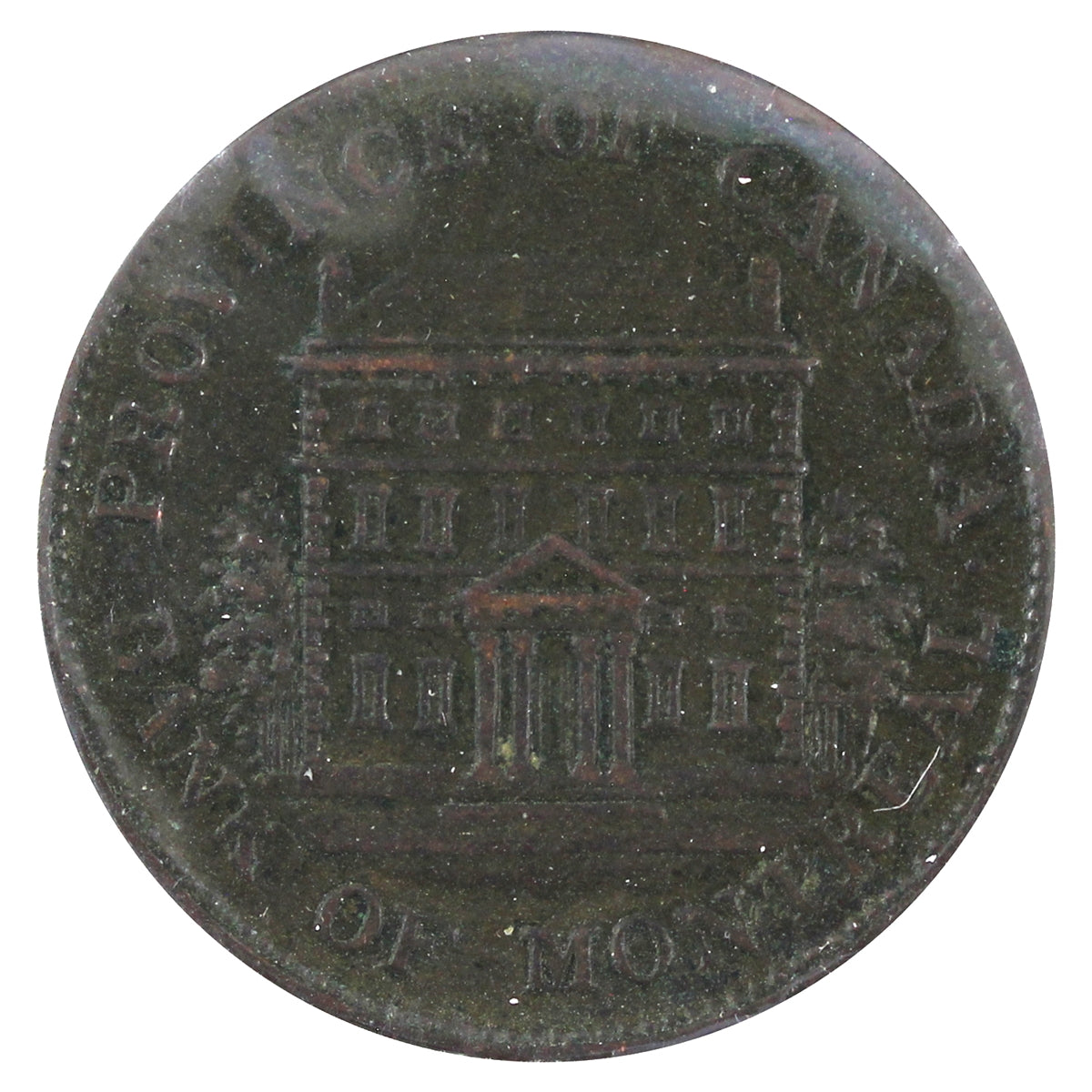PC-1B3 1844 Province of Canada Bank of Montreal Half Penny Token, VF-EF (VF30)