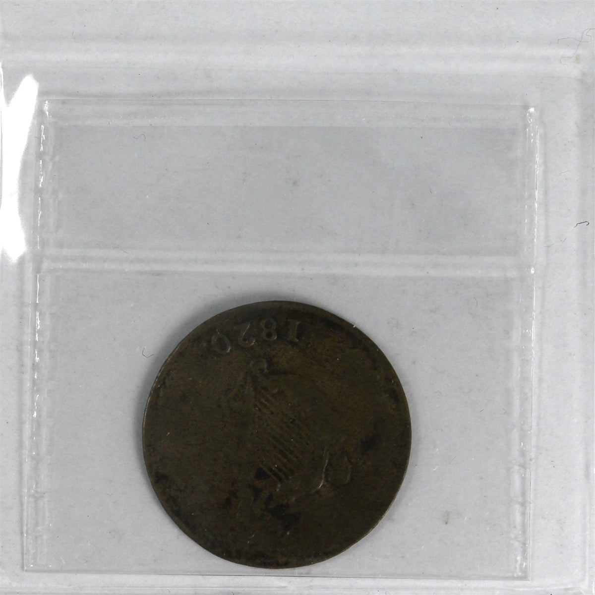 LC-60-8 1820 Lower Canada Shamrock at Left Bust & Harp Token ICCS Certified VG8 LC-60D1
