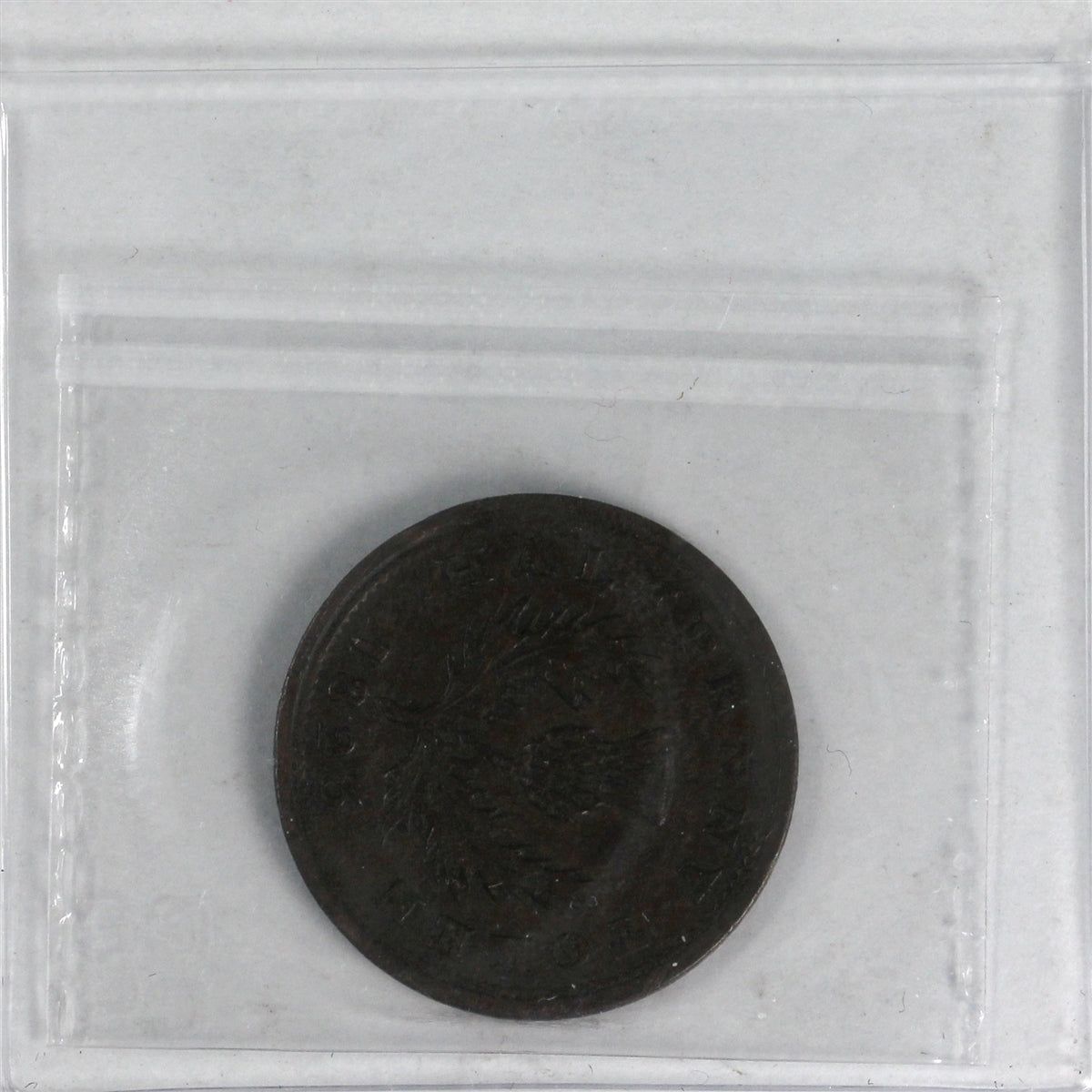 NS-1A3 1823 Nova Scotia George IV Halfpenny Token CCCS Certified VF30 BR# 867