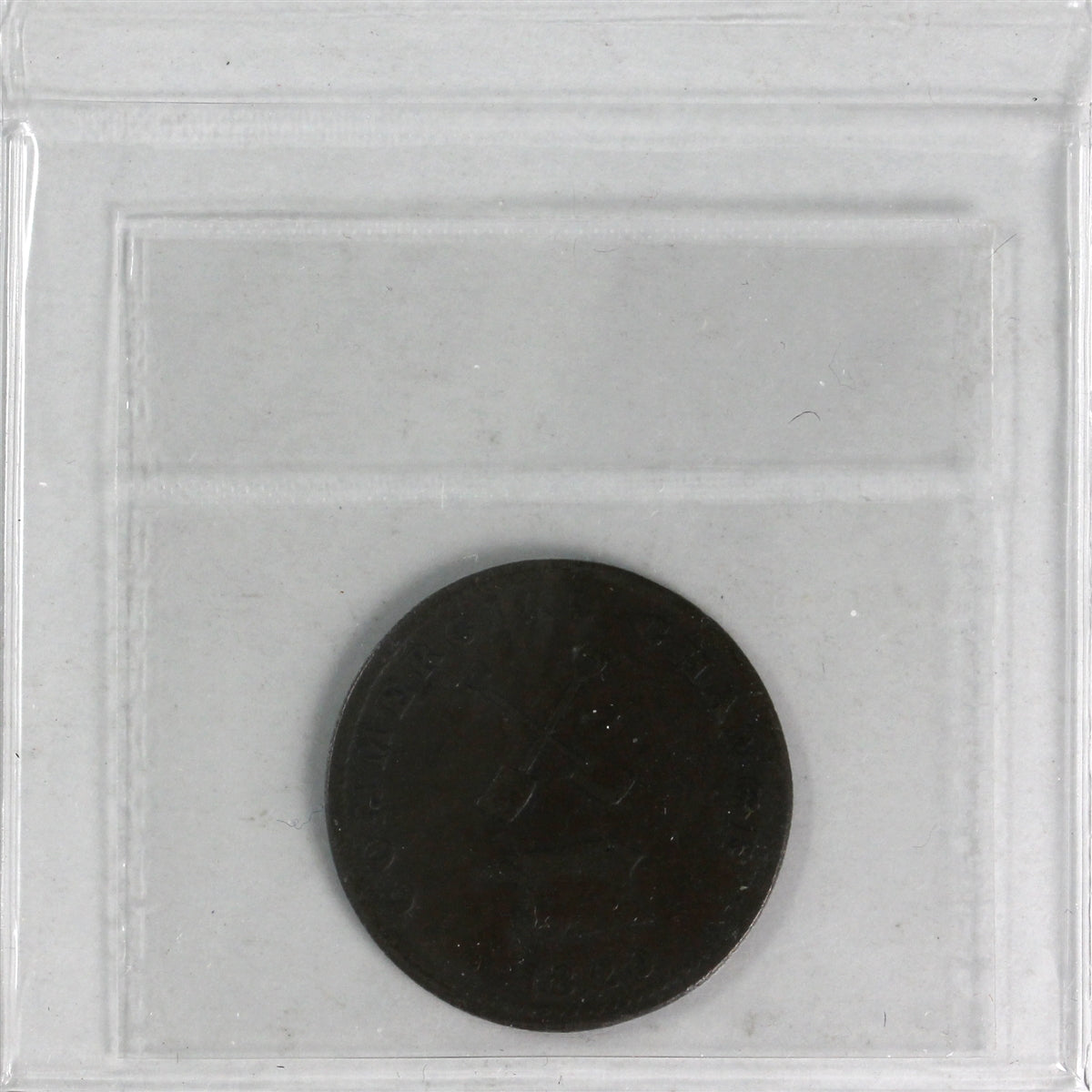UC-9A2 1820 Upper Canada Commercial Change Halfpenny Token ICCS Certified F12