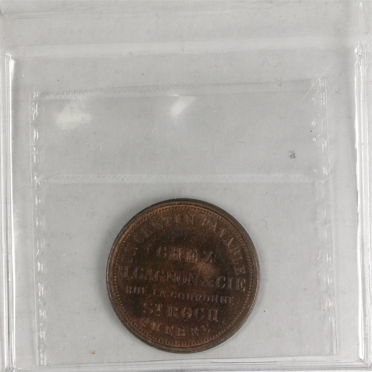 BR #571 Canada Jacques Cartier - H. Gagnon Cie Token ICCS Certified MS62