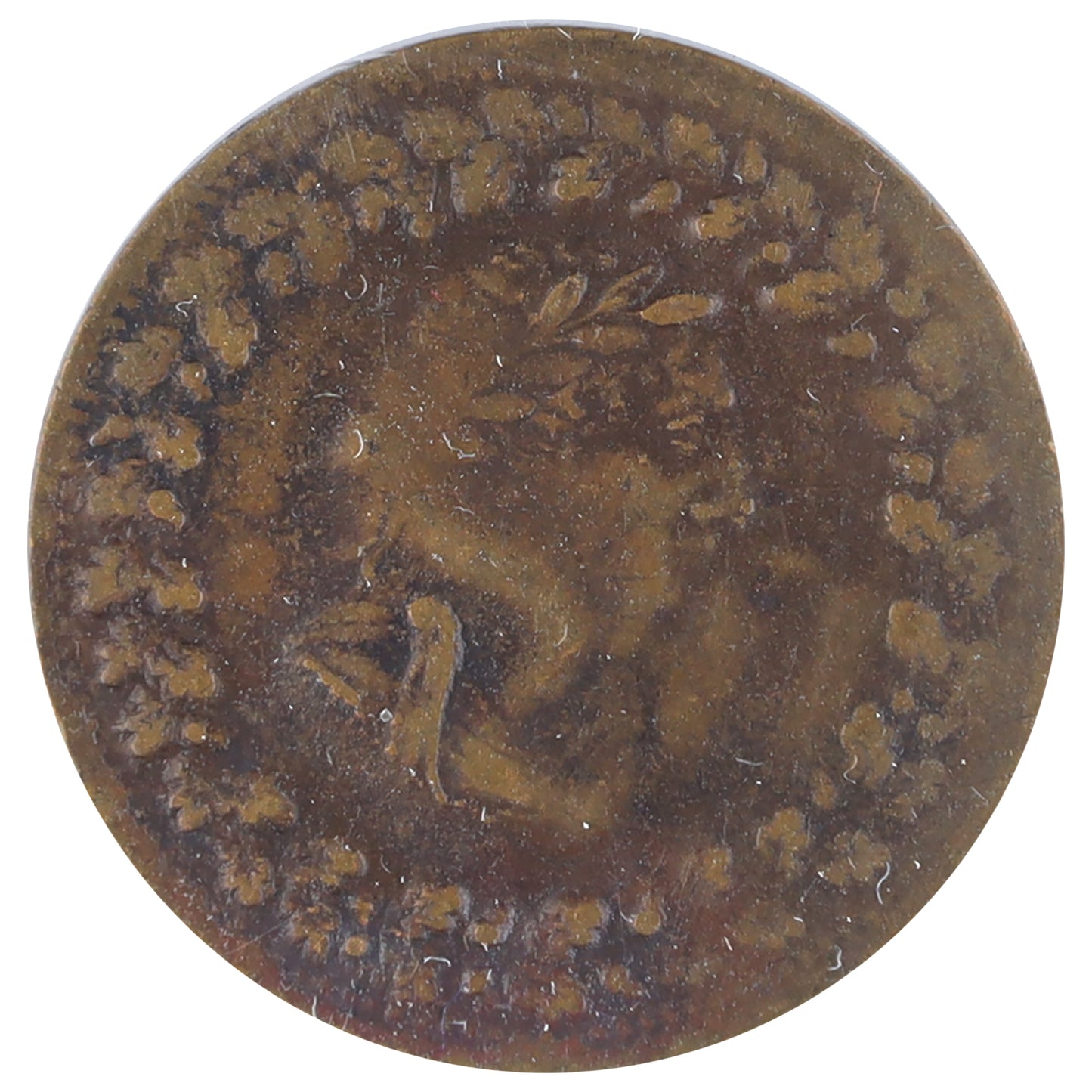 LC-48-7 1812 Lower Canada Tiffin Token ICCS Certified AU50 BR # 961