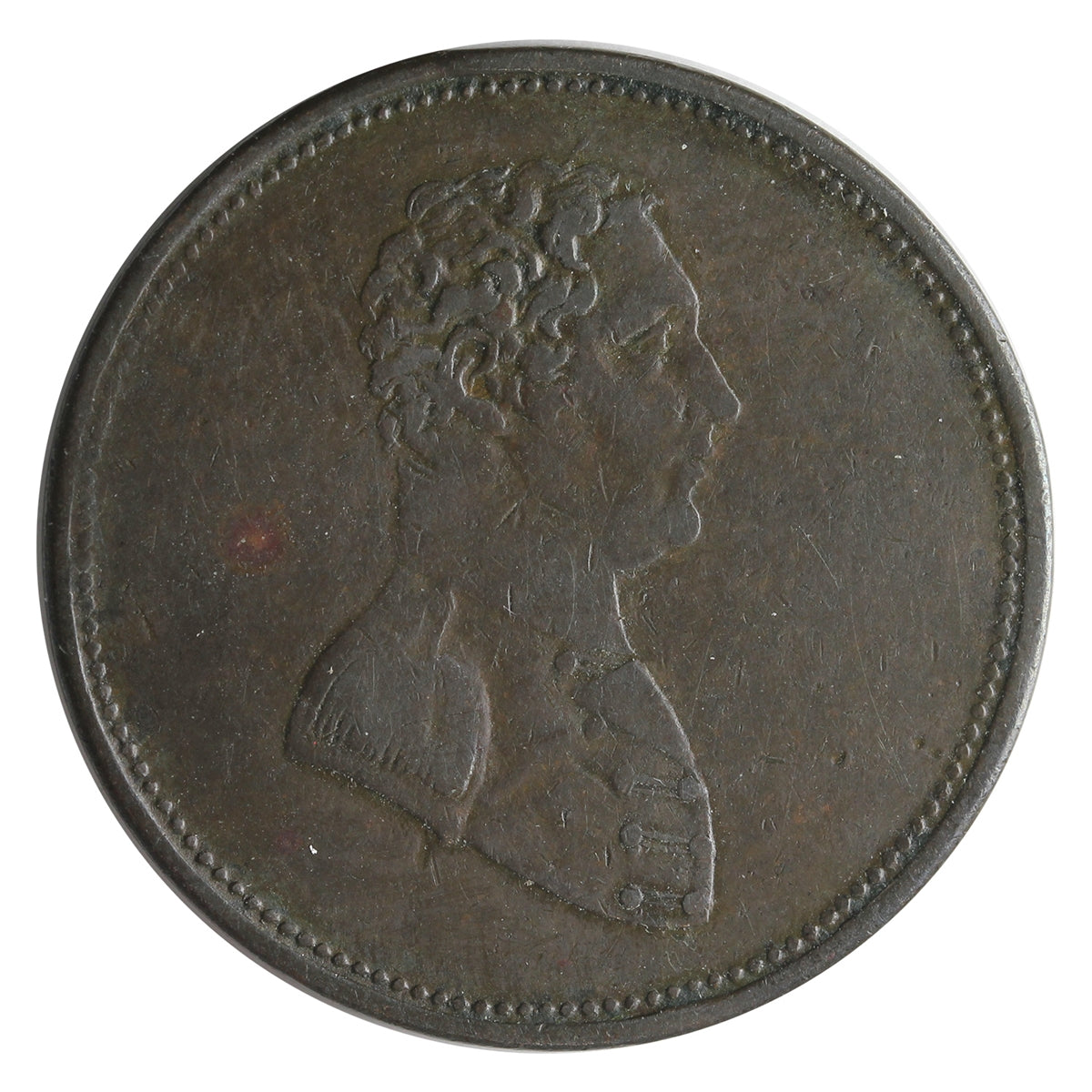 LC-53A2 1825 Lower Canada To Facilitate Trade, Closed Sleeve Token VF-EF (VF30) $