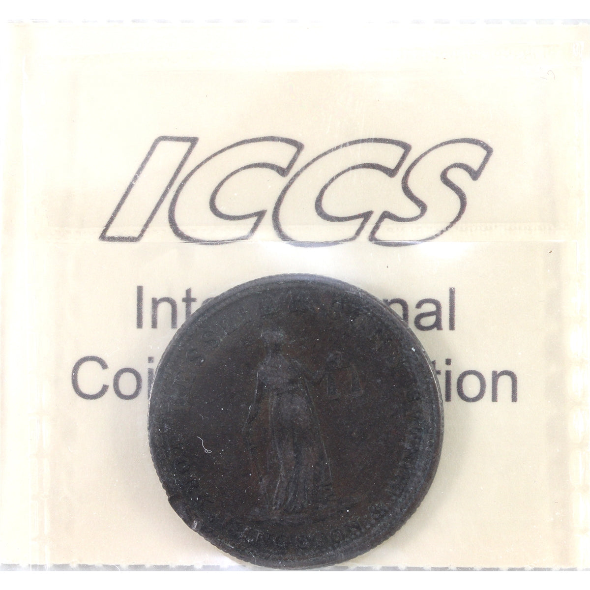 UC-2A5 (1828) Upper Canada, Lesslie & Sons Half Penny Token ICCS Certified VF20 BR# 718