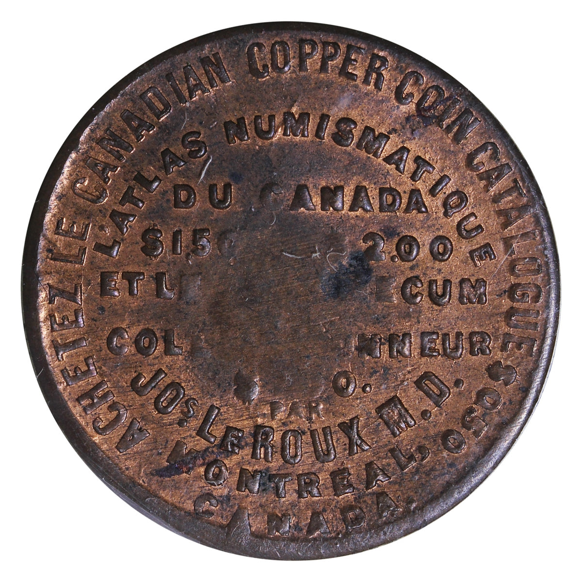 BR #583 Labor Improbus Omnia Vingit Token ICCS Certified AU50