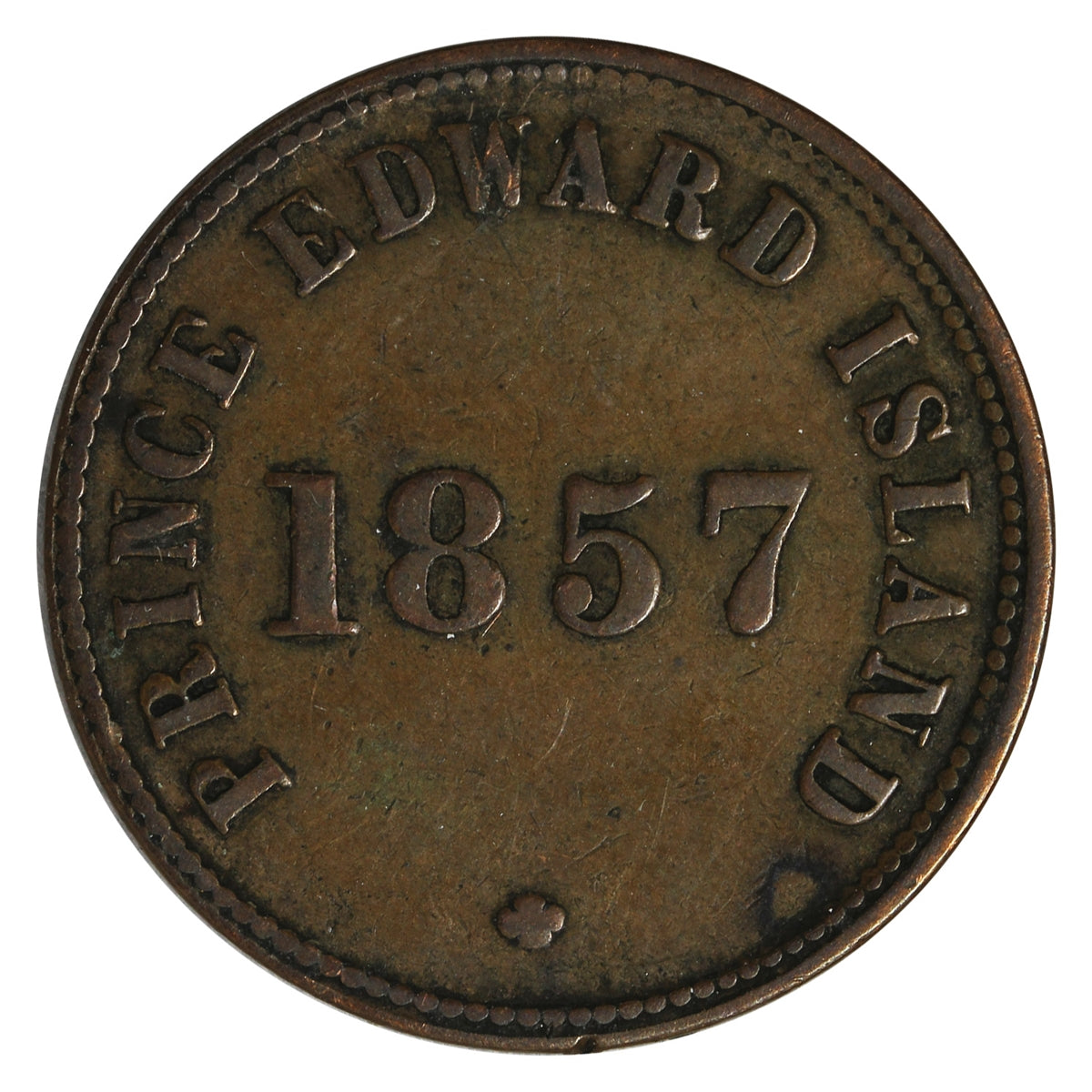 PE-7C1 1857 PEI Self Government & Free Trade Token Very Fine (VF30)