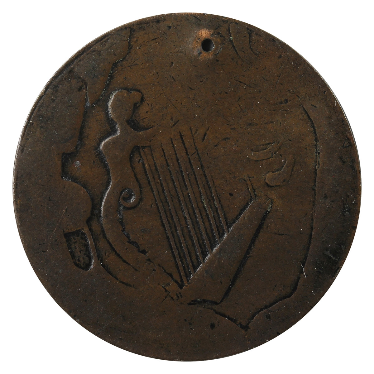 BL-8 Blacksmith Token Very Fine (VF20) hole $