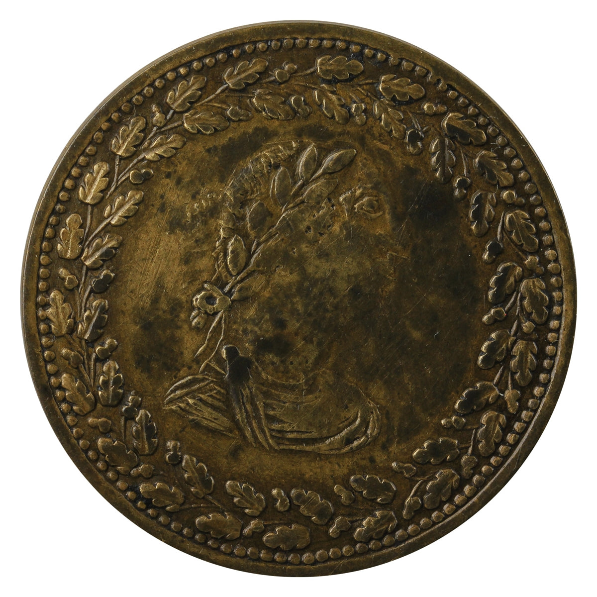 LC-48-17 1812 Lower Canada Tiffin Token AU-UNC (AU55) $