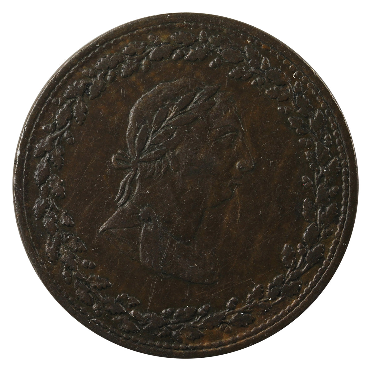 LC-48-22 1812 Lower Canada Tiffin Token EF-AU (EF45) $
