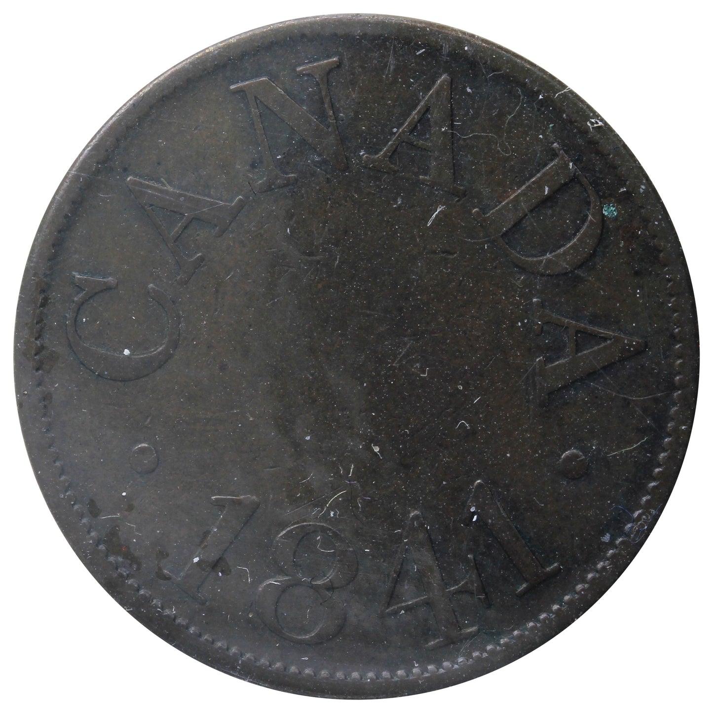 LC-13B 1841 Lower Canada Half Penny Token ICCS Certified VF30