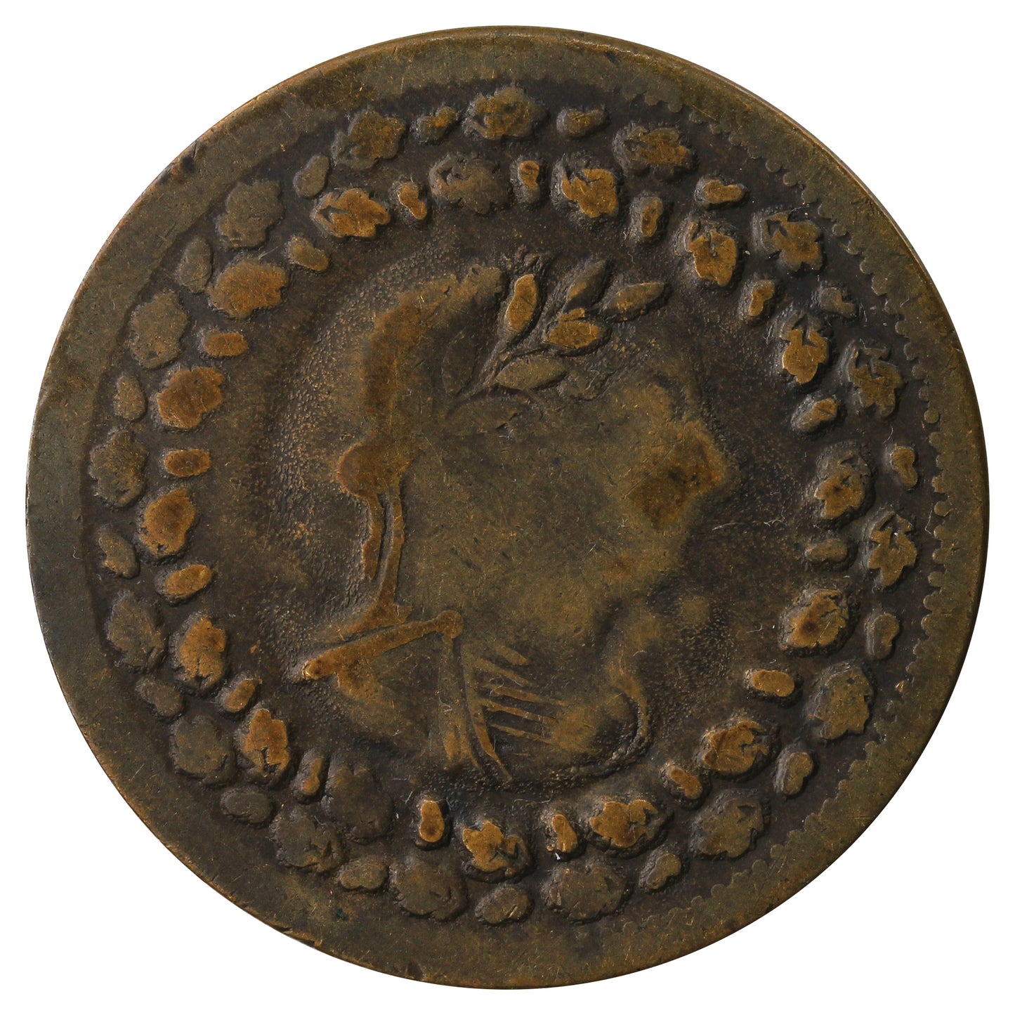 LC-48-1 1812 Lower Canada Tiffin Token AU-UNC (AU55) $