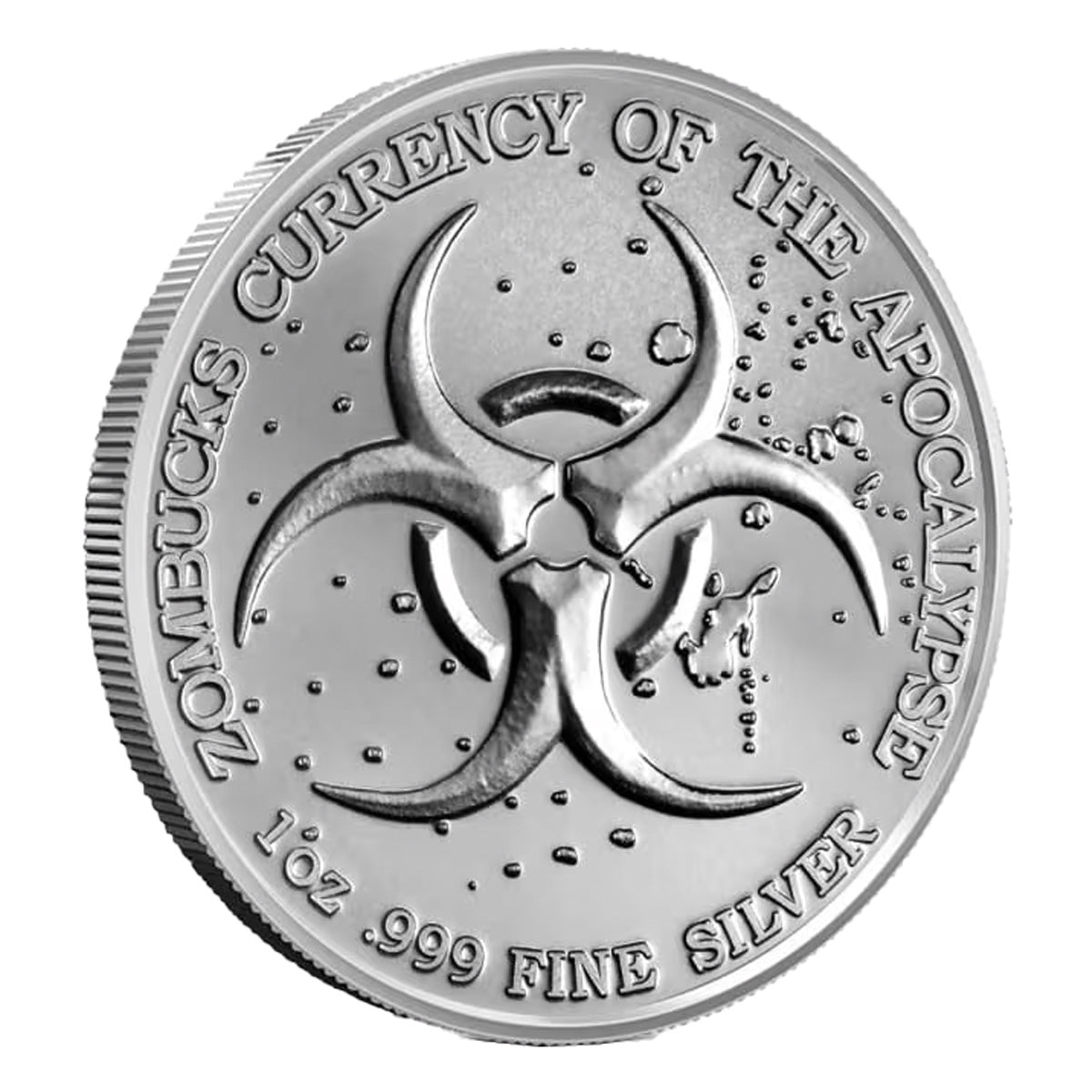 Zombucks World: Pandamonium 1oz .999 Fine Silver (No Tax) Light Toning