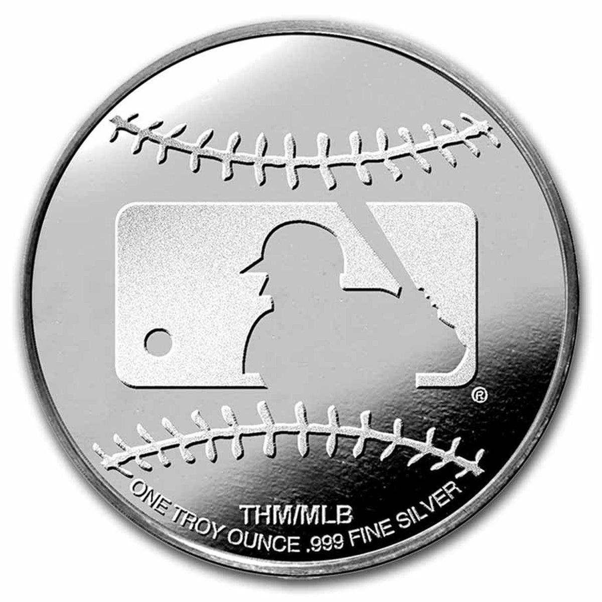MLB: New York Mets 1oz .999 Fine Silver (No Tax) Light Toning