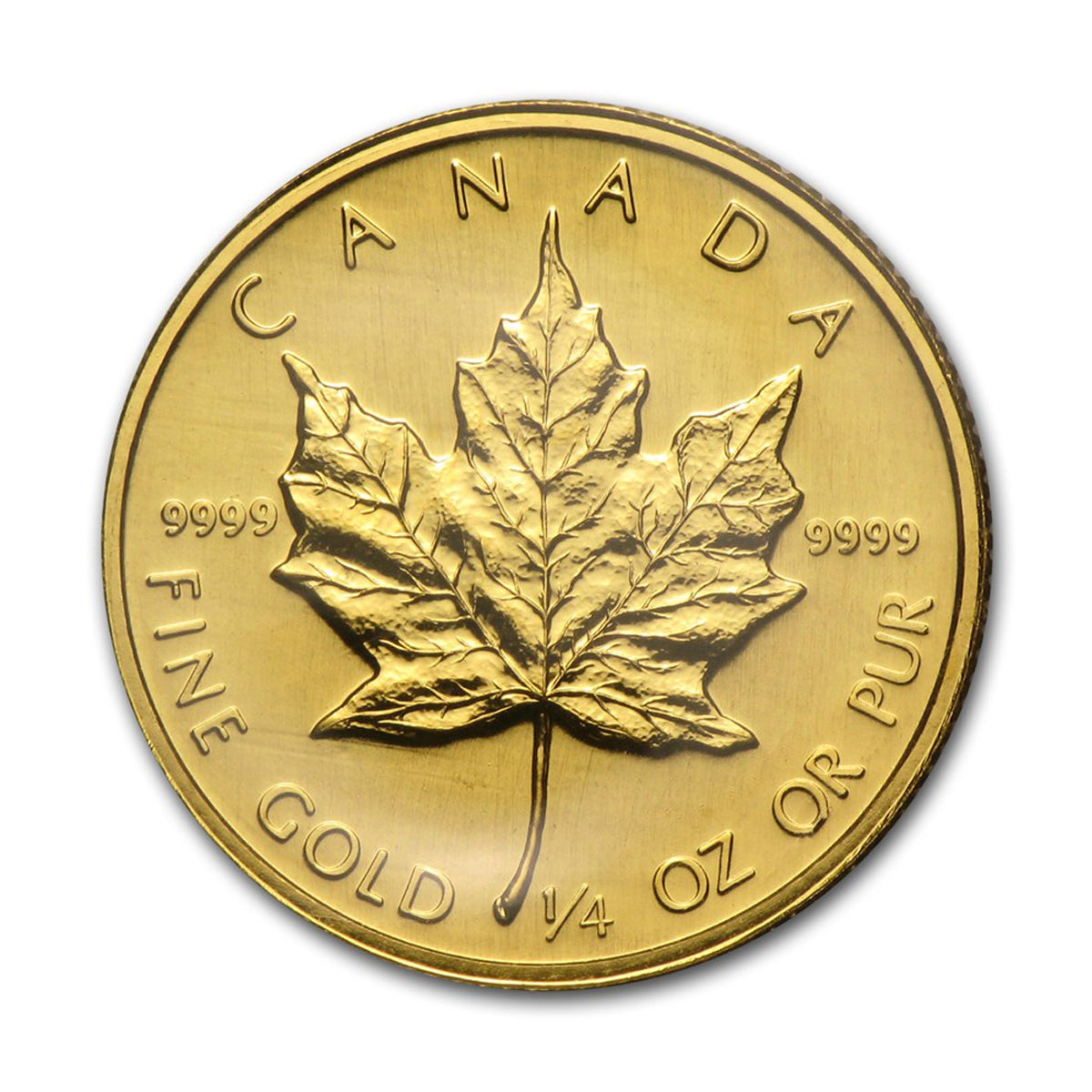 1989 Canada $10 1/4oz .9999 SEALED Gold Maple Leaf (No Tax)
