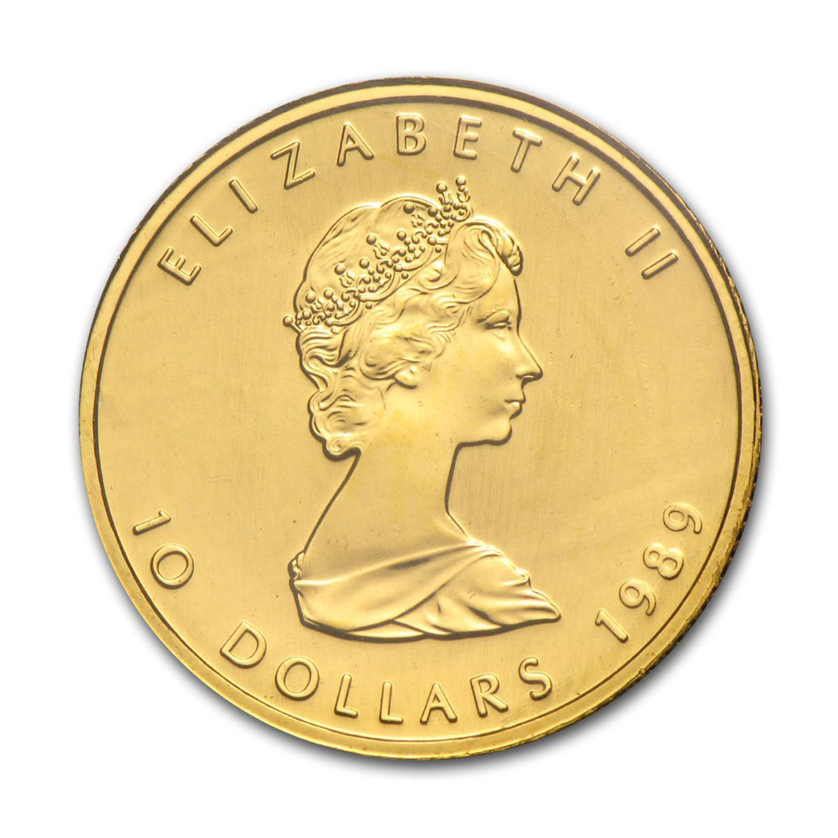 1989 Canada $10 1/4oz .9999 SEALED Gold Maple Leaf (No Tax)