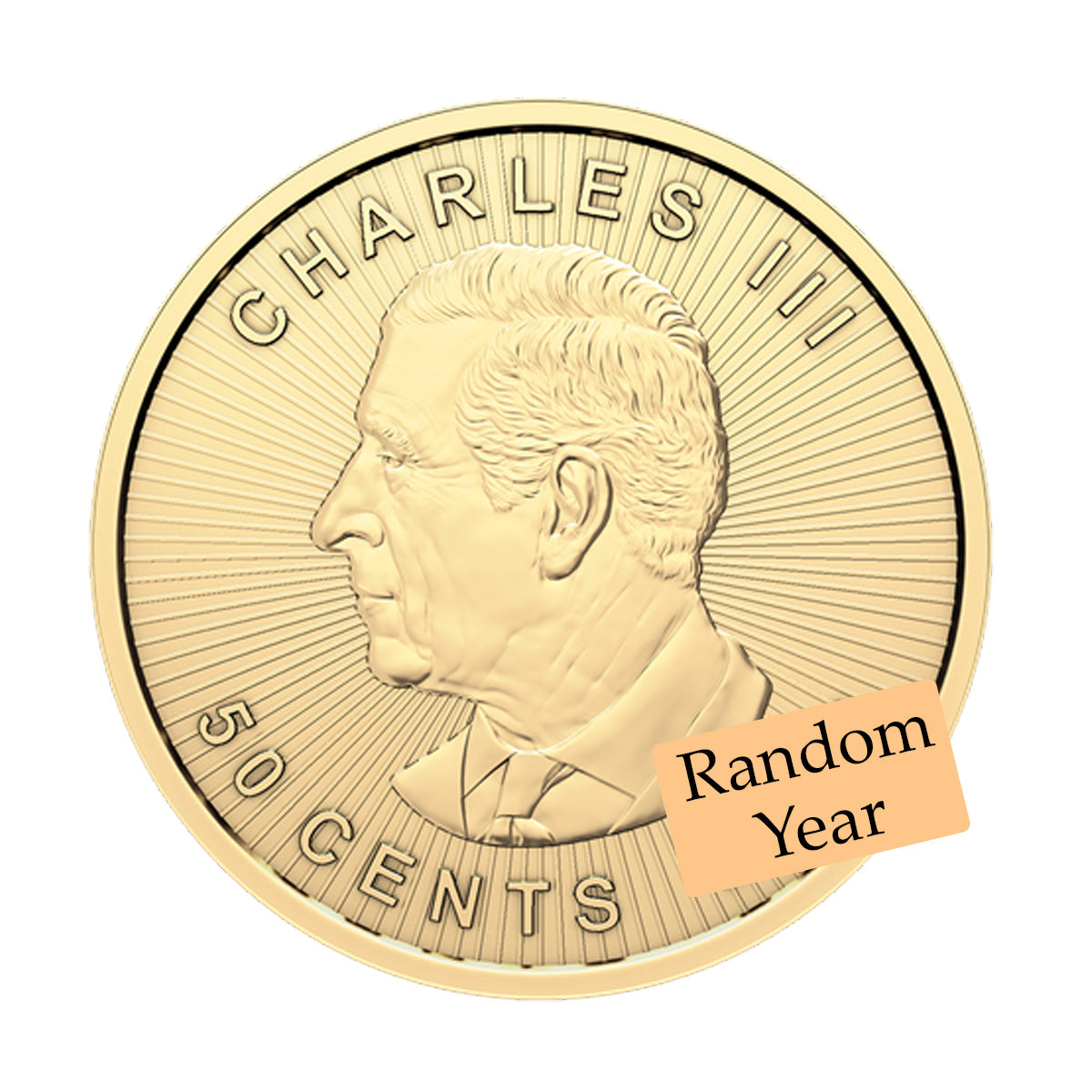 ONE GRAM (Black) RCM MapleGram Gold Maple Leafs 50-cents .9999 Gold (TAX Exempt)