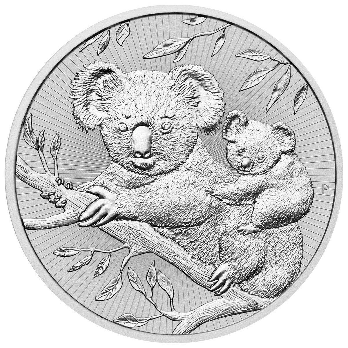 2018 Australia $2 Koala 2oz. .999 Silver (No Tax) Lightly Toned/Scuffs