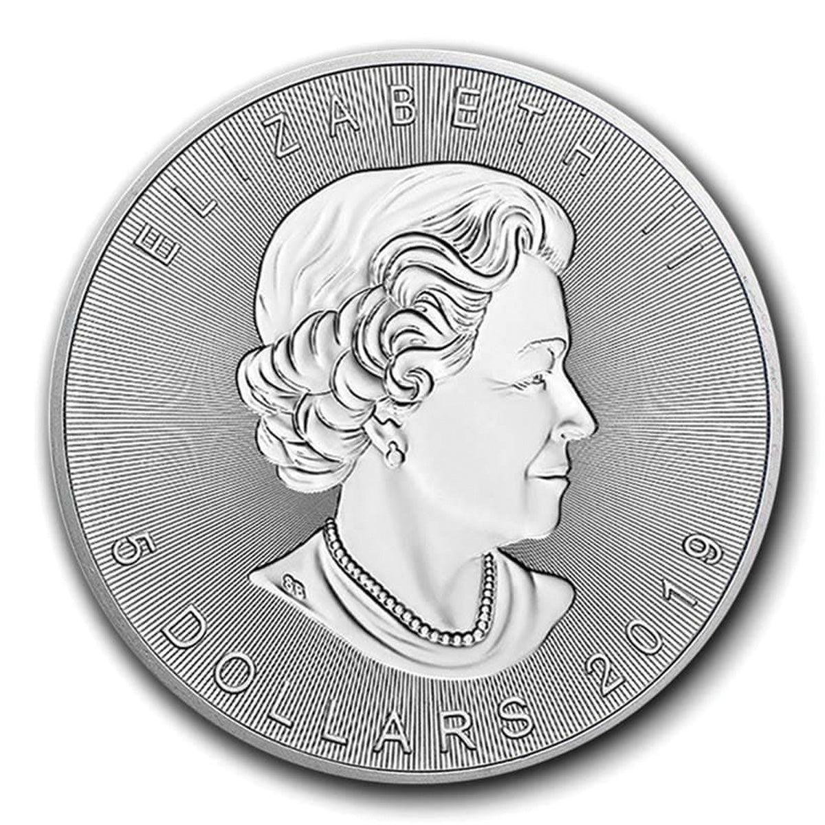 2019 Canada $5 Incuse Silver Maple Leaf 1oz .9999 Silver (No Tax)