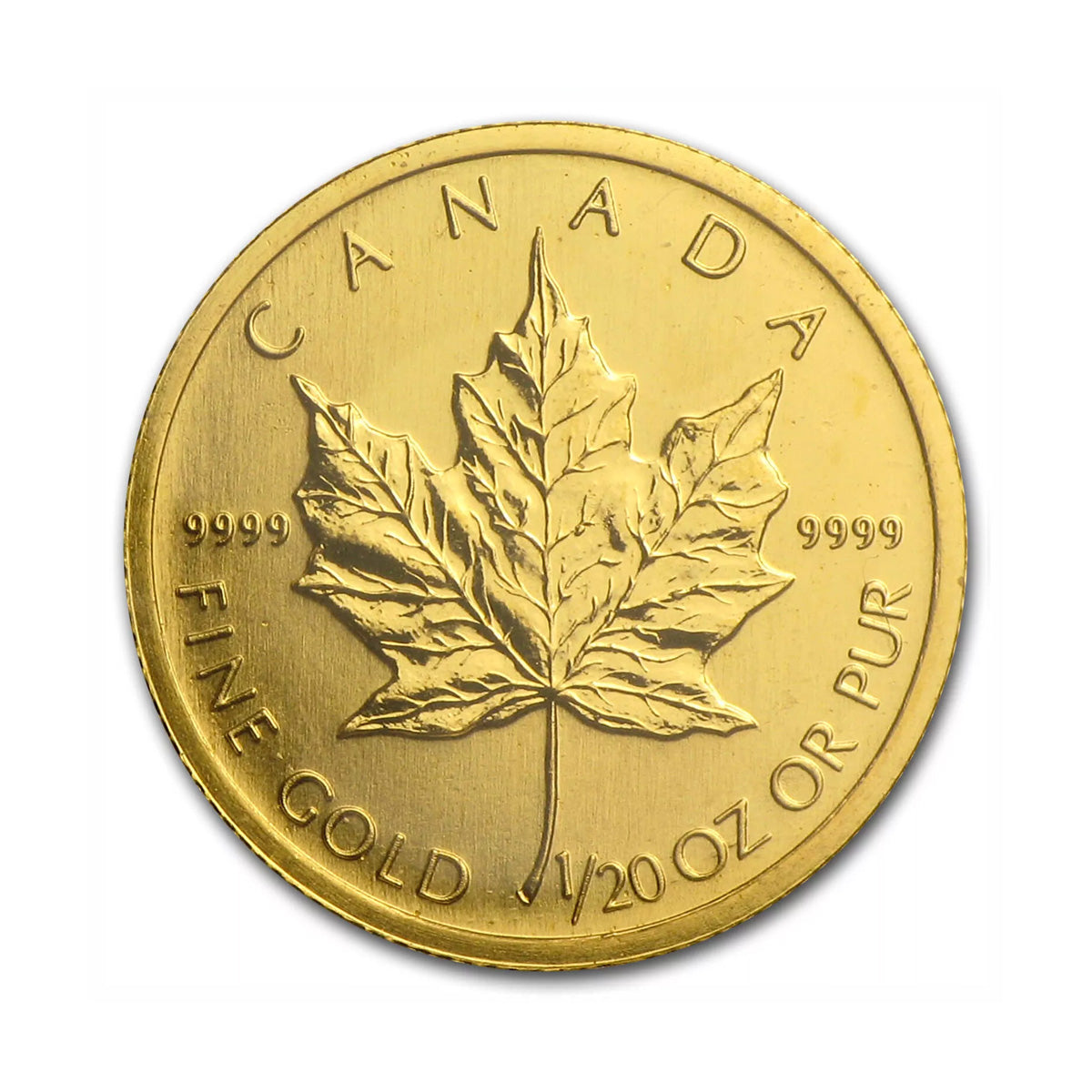 2003 Canada $1 1/20oz. .9999 Gold Maple Leaf (No Tax) Scuffed, a few spots & marks