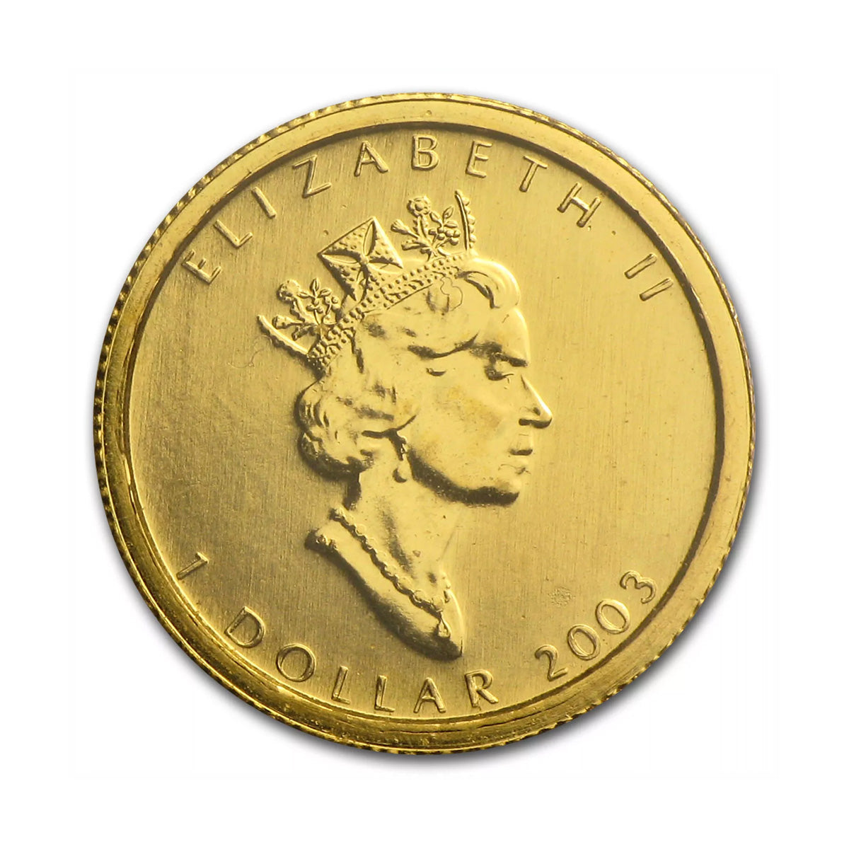 2003 Canada $1 1/20oz. .9999 Gold Maple Leaf (No Tax) Scuffed, a few spots & marks