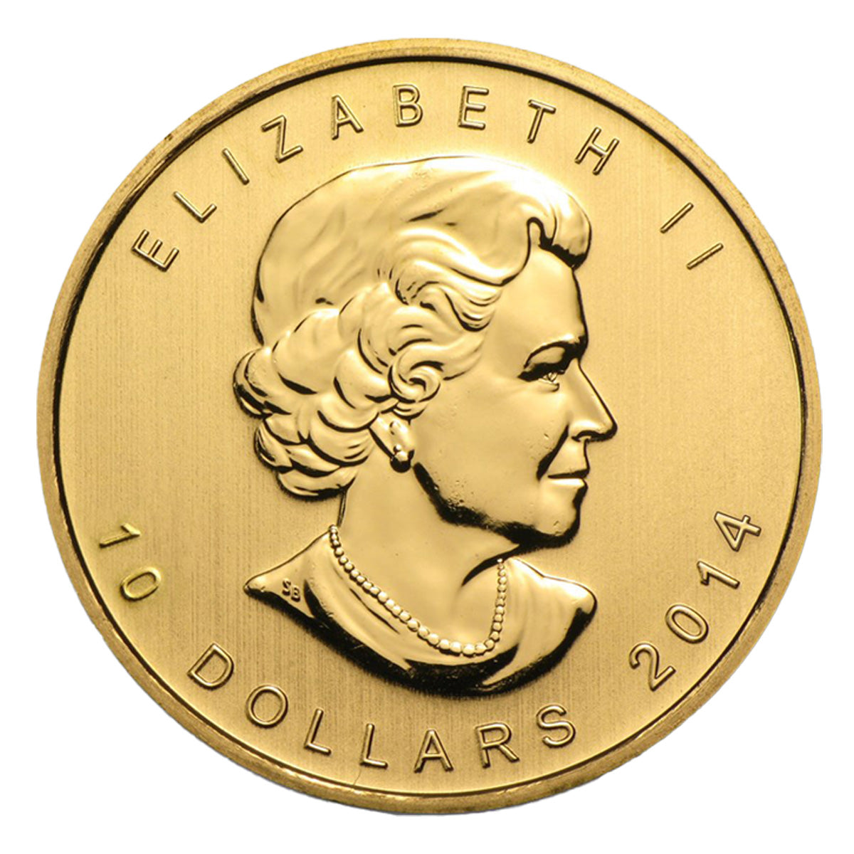2014 Canada $10 1/4oz .9999 Fine Gold Maple Leaf (No Tax)