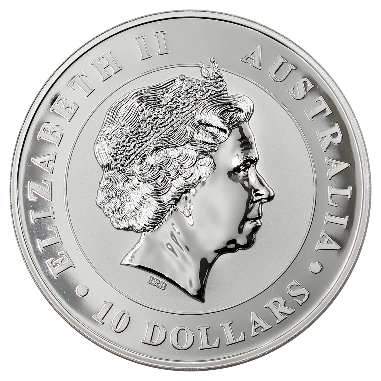 2011 Australia $10 Kookaburra 10oz Silver (No Tax) Scratched/Scuffed Capsule