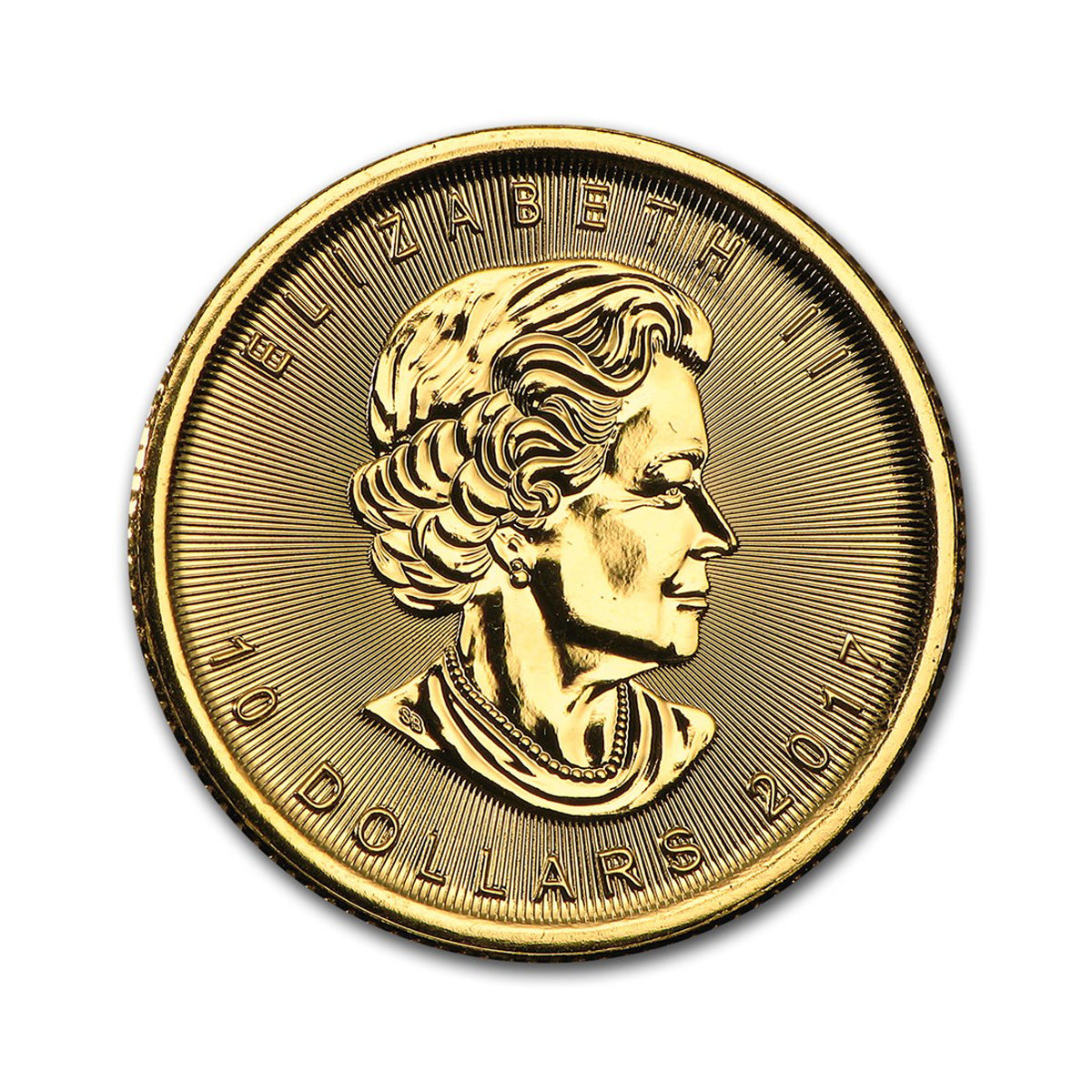 2017 Canada $10 1/4oz. 9999 Gold Maple Leaf (TAX Exempt)