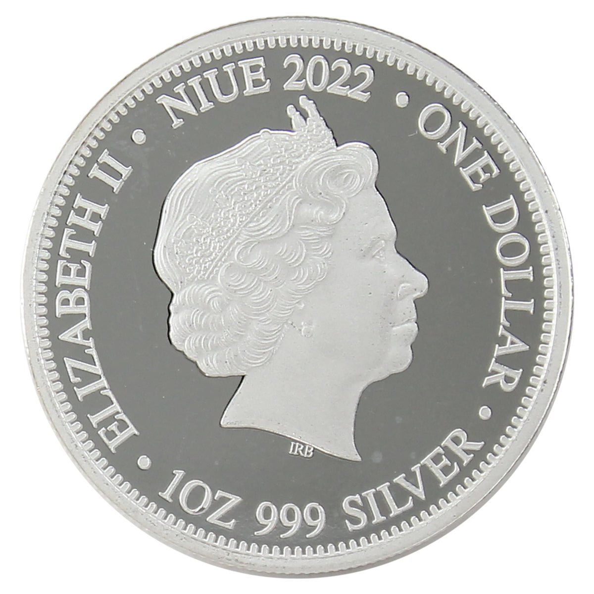 2022 Niue $1 Shark vs Crocodile 1oz. Fine Silver (No Tax) Capsule Scr/Scuffed