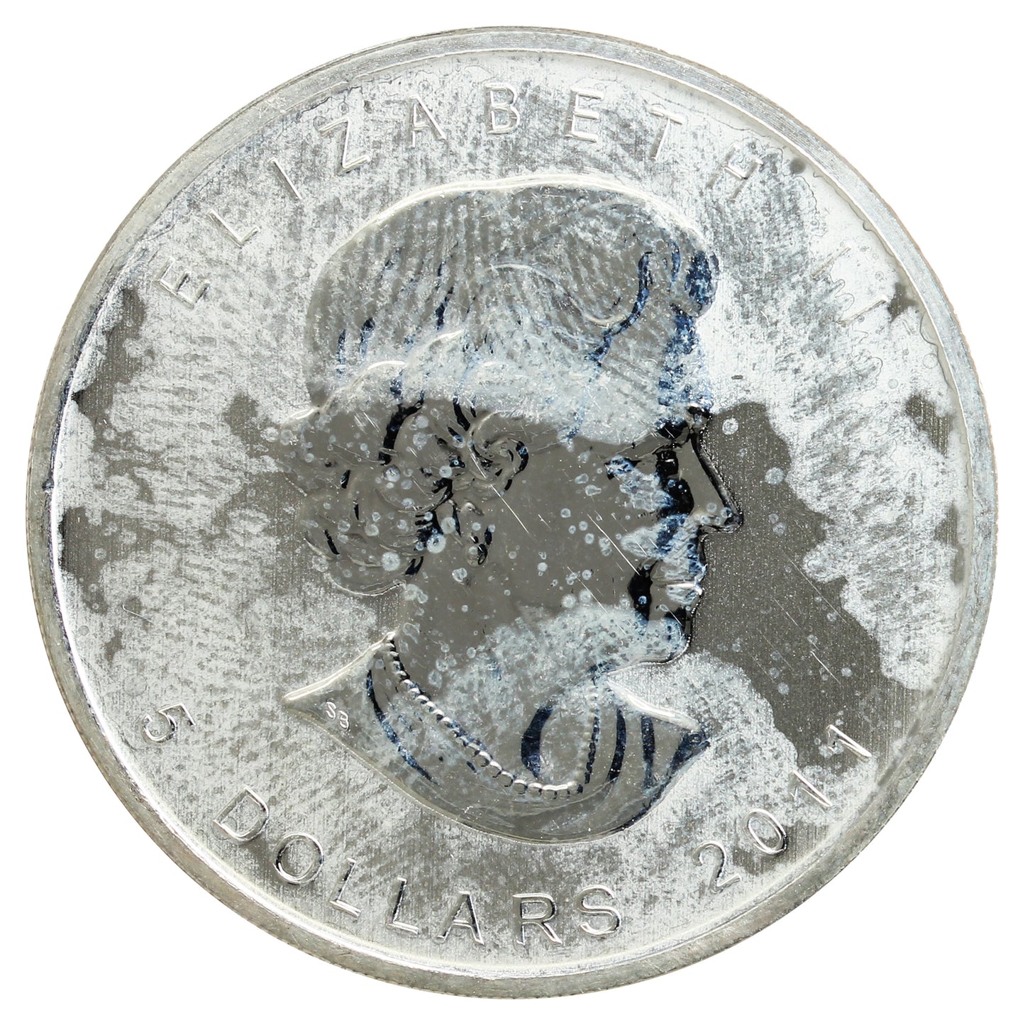 2011 Canada Grizzly 1oz. .9999 Silver - #2 in Wildlife Series (No Tax) Toned