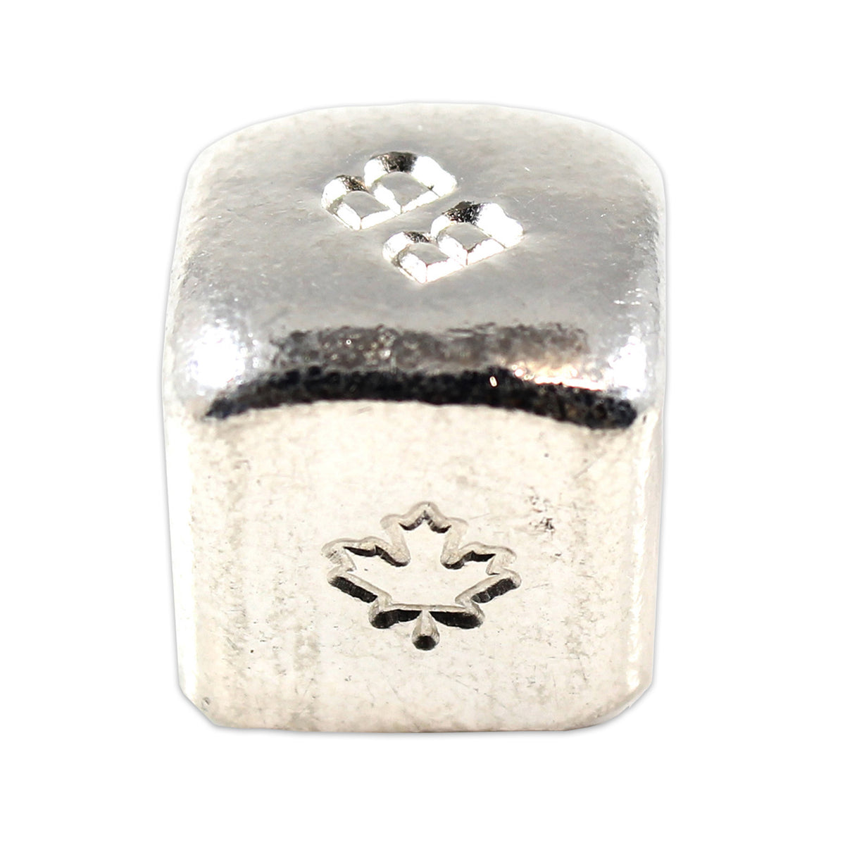 Beaver Bullion Dice Sized Cube 1oz .999 Fine Silver (No Tax)