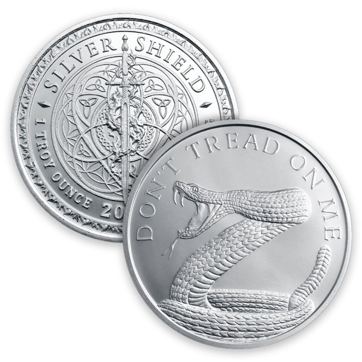 2025 Silver Shield Don't Tread On Me 1oz .999 Fine Silver Round (No Tax)