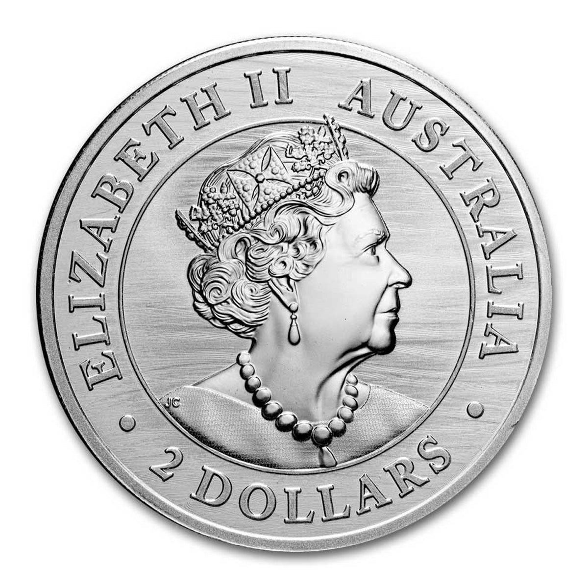 2022 $2 Australian Wildlife 2oz .9999 Silver (No Tax) May contain Minor Scr